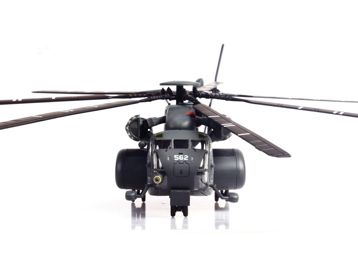 Sikorsky MH-53E Sea Dragon Helicopter "United States Navy Vanguard Tail Number 562" Dark Gray 1/72 Diecast Model by Panzerkampf-1