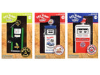"Vintage Gas Pumps" Series 17 Set of 3 Pumps 1/18 Diecast Models by Greenlight