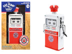 1954 Tokheim 350 Twin Gas Pump "Red Crown Gasoline" White and Red "Vintage Gas Pumps" Series 17 1/18 Diecast Replica by Greenlight-2