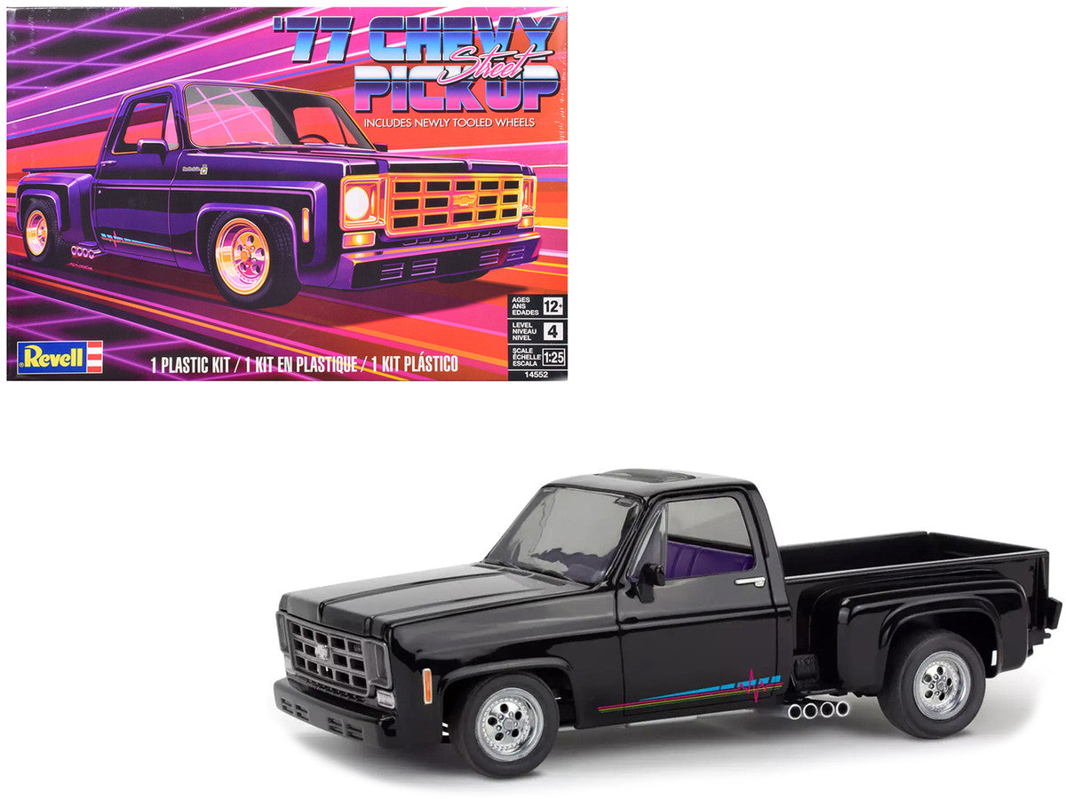 Level 4 Model Kit 1977 Chevrolet Street Pickup Truck 1/25 Scale Model by Revell-3
