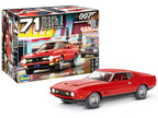 Level 4 Model Kit 1971 Ford Mustang Mach 1 James Bond 007 "Diamonds Are Forever" (1971) Movie 1/25 Scale Model by Revell-1