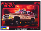 Level 4 Model Kit Jim Hopper's 1985 Chevrolet K5 Blazer "Stranger Things" (2016-Current) TV Series 1/25 Scale Model by Revell-0