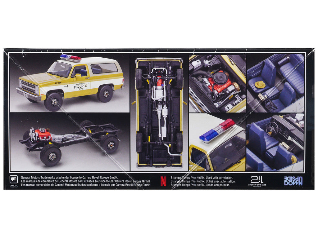 Level 4 Model Kit Jim Hopper's 1985 Chevrolet K5 Blazer "Stranger Things" (2016-Current) TV Series 1/25 Scale Model by Revell-2