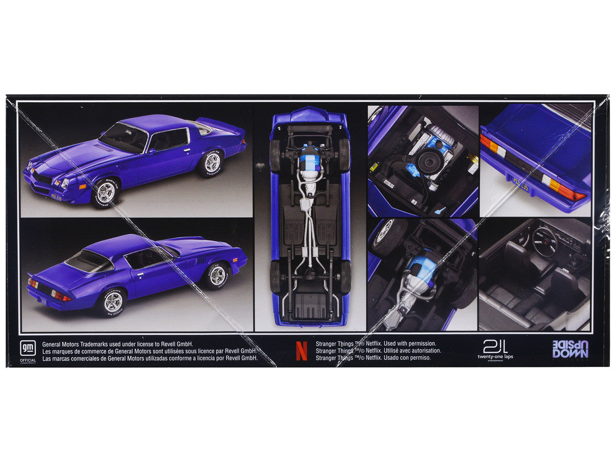 Level 4 Model Kit Billy Hargrove’s 1979 Chevrolet Camaro Z/28 "Stranger Things" (2016-Current) TV Series 1/24 Scale Model by Revell-1