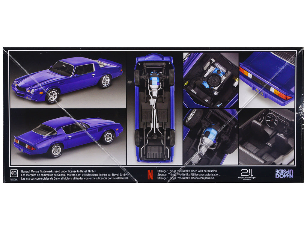 Level 4 Model Kit Billy Hargrove’s 1979 Chevrolet Camaro Z/28 "Stranger Things" (2016-Current) TV Series 1/24 Scale Model by Revell
