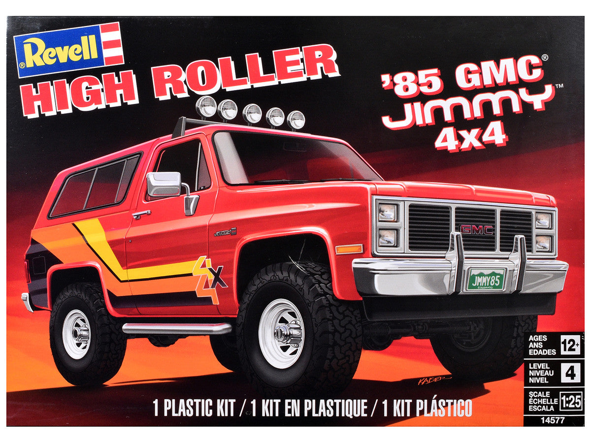 Level 4 Model Kit 1985 GMC Jimmy 4x4 "High Roller" 1/25 Scale Model by Revell-0