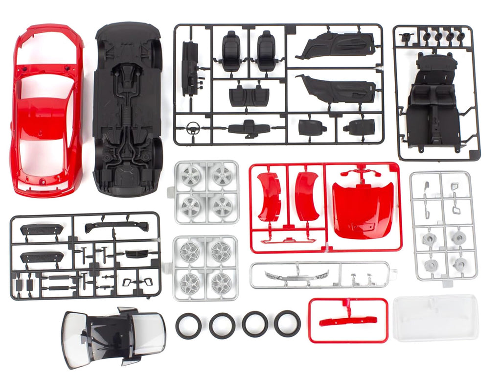 Level 3 Model Kit 2024 Ford Mustang GT 2-in-1 Kit (Level 3 Click System) 1/25 Scale Model by Revell-4