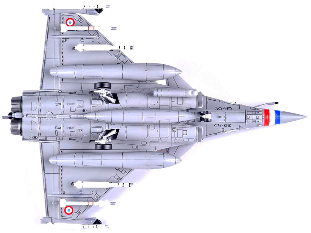 Dassault Rafale C Fighter Jet "Regiment de Chasse 2/30 Normandie-Niemen" 75th Anniversary Edition with Missile Accessories "Panzerkampf Wing" Series 1/72 Scale Model by Panzerkampf-4