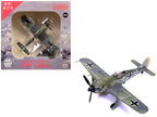 Focke-Wulf Fw 190A Aircraft "108-Victory Ace Hauptmann Hans 'Assi' Hahn Gruppenkommandeur III./JG 2 Richthofen France" (1942) German Luftwaffe 1/72 Diecast Model Airplane by Legion-4