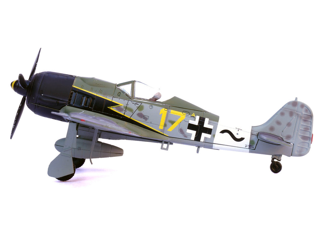 Focke-Wulf Fw 190A Aircraft "Yellow 17 24-Victory Ace Willi Unger 12./JG 3 Udet Germany" (1944) German Luftwaffe 1/72 Diecast Model Airplane by Legion-2
