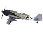 Focke-Wulf Fw 190A Aircraft "Yellow 17 24-Victory Ace Willi Unger 12./JG 3 Udet Germany" (1944) German Luftwaffe 1/72 Diecast Model Airplane by Legion-2
