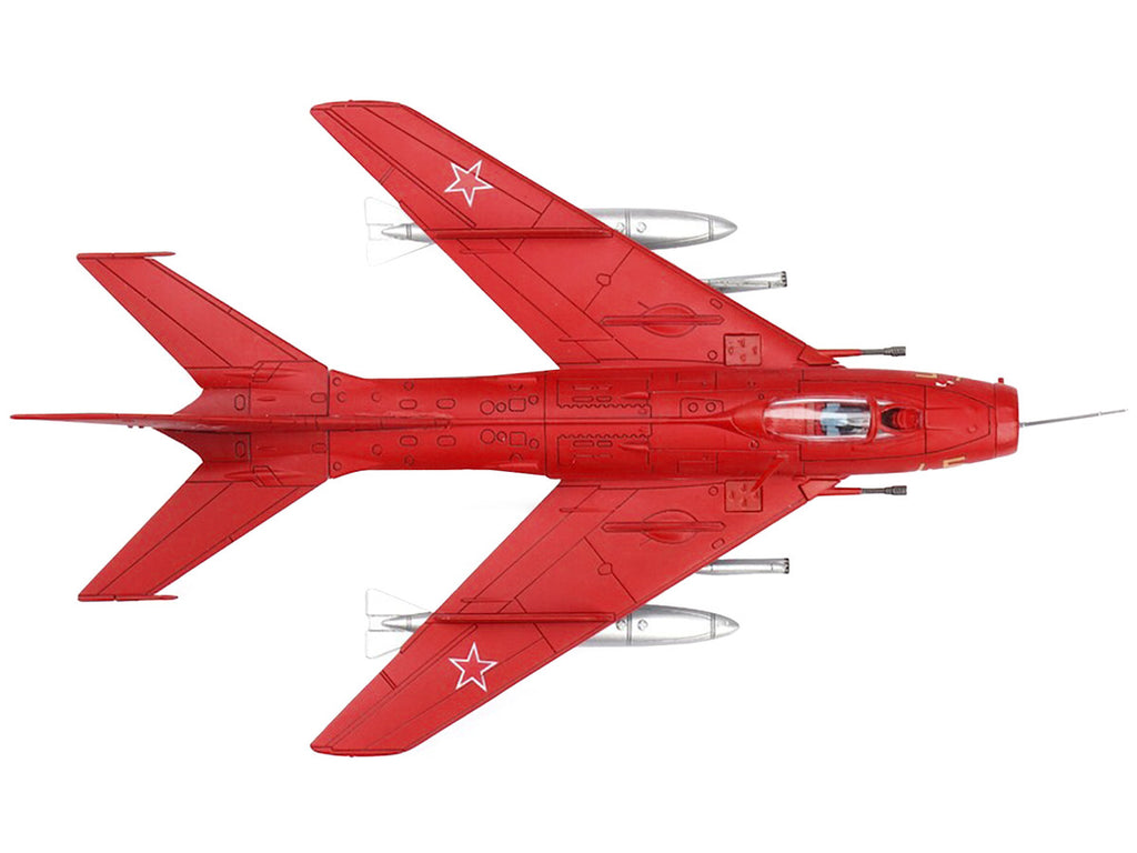 Mikoyan-Gurevich MiG-19S Farmer C Fighter Aircraft "Yellow 45" "VVS Display Team Soviet Air Force Kubinka Air Base" (1960) "Wing" Series  1/72 Diecast Model by Panzerkampf-3