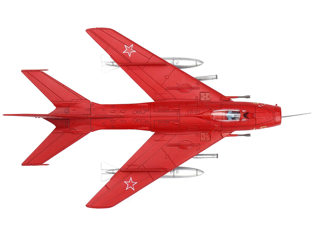 Mikoyan-Gurevich MiG-19S Farmer C Fighter Aircraft "Yellow 45" "VVS Display Team Soviet Air Force Kubinka Air Base" (1960) "Wing" Series  1/72 Diecast Model by Panzerkampf-3