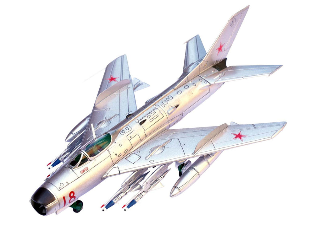 Mikoyan-Gurevich MiG-19PM Farmer-E Fighter Aircraft "Red 18" Soviet Air Force 1/72 Diecast Model by Panzerkampf-3