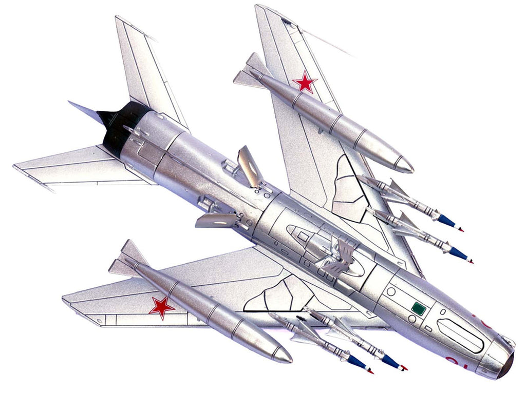 Mikoyan-Gurevich MiG-19PM Farmer-E Fighter Aircraft "Red 18" Soviet Air Force 1/72 Diecast Model by Panzerkampf-4