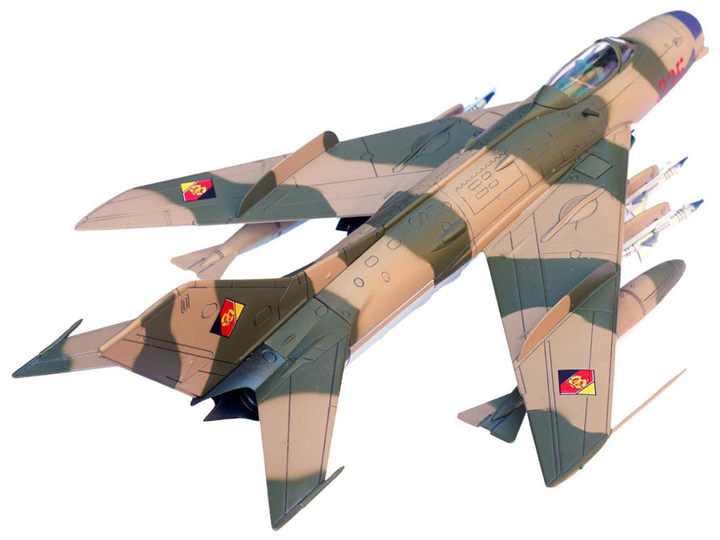 Mikoyan-Gurevich MiG-19PM Farmer-E Fighter Aircraft "Red 335" East German Air Force 1/72 Diecast Model by Panzerkampf-3