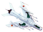 Mikoyan-Gurevich MiG-19PM Farmer-E Fighter Aircraft "Red 335" East German Air Force 1/72 Diecast Model by Panzerkampf-4