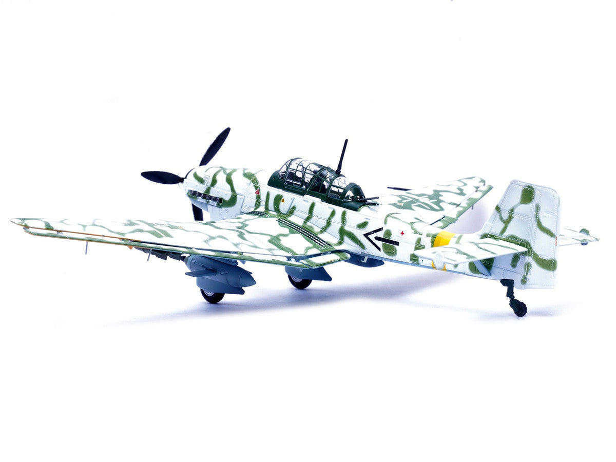 Junkers Ju 87G2 Stuka Bomber Aircraft "10.(Pz)/SG 2 Immelmann Markisch Friedland Pomerania" (1945) German Luftwaffe "Wing" Series 1/72 Diecast Model by Panzerkampf-2