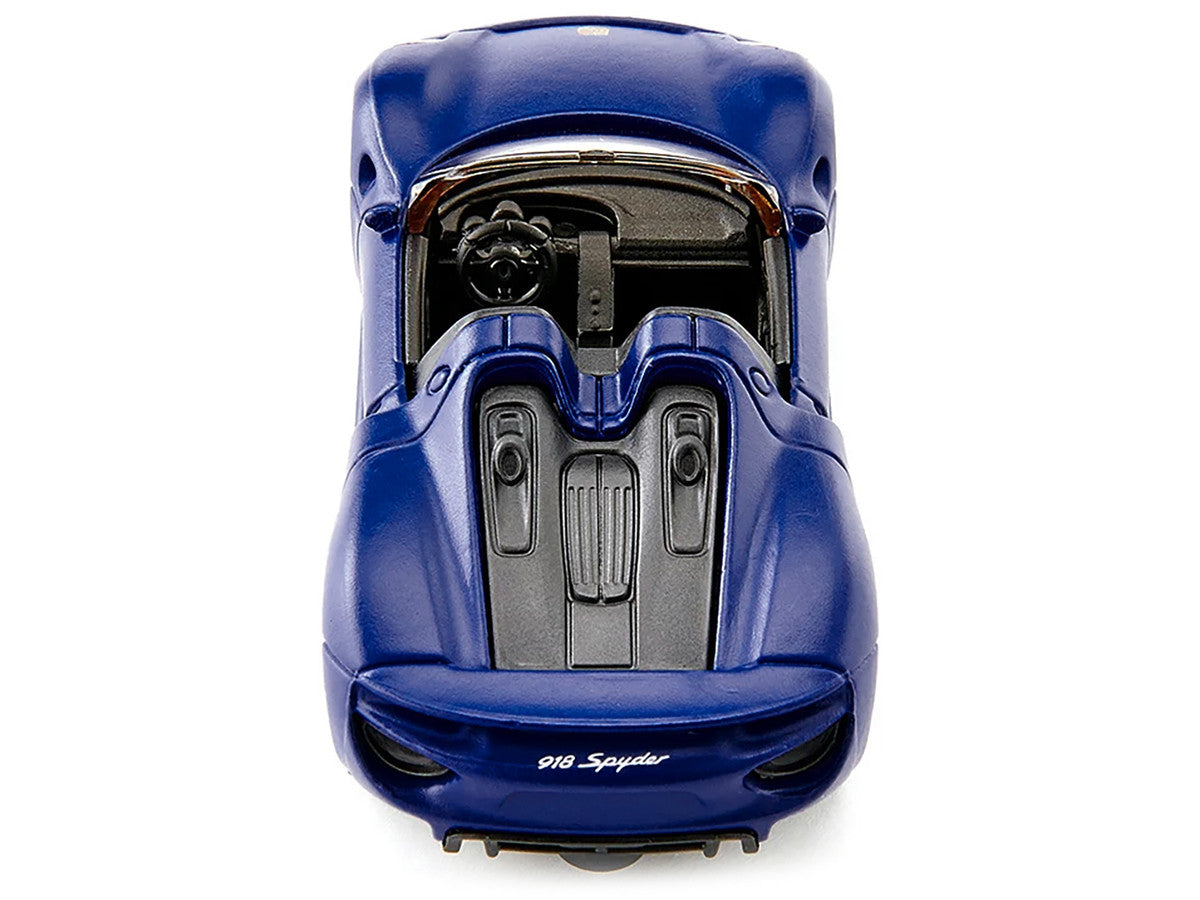 Porsche 918 Spyder Matt Blue Diecast Model Car by Siku-4