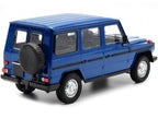 1980 Mercedes-Benz G-Model (LWB) Dark Blue with Black Stripes Limited Edition to 402 pieces Worldwide 1/18 Diecast Model Car by Minichamps-2