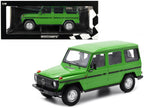 1980 Mercedes-Benz G-Model (LWB) Green with Black Stripes Limited Edition to 402 pieces Worldwide 1/18 Diecast Model Car by Minichamps-0