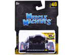 1999 Nissan Skyline GT-R (R34) #5 "Liberty Walk" Matt Black 1/64 Diecast Model Car by Muscle Machines-1