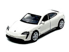 Porsche Taycan Turbo S White "Speed Icons" Series 1/64 Diecast Model Car by Maisto-0