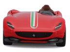 Ferrari Monza SP1 Red with Italian Flag Stripes "Speed Icons" Series 1/64 Diecast Model Car by Maisto-2
