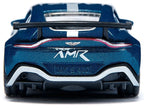 Aston Martin Vantage GT4 Blue Metallic with White Stripes Diecast Model Car by Siku-3