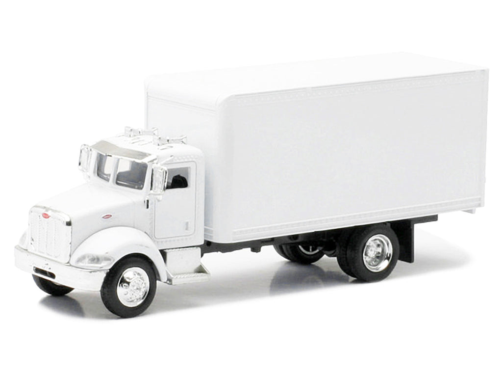 Peterbilt Utility 335 Box Truck White 1/43 Diecast Model by New Ray-0