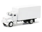 Peterbilt Utility 335 Box Truck White 1/43 Diecast Model by New Ray-0
