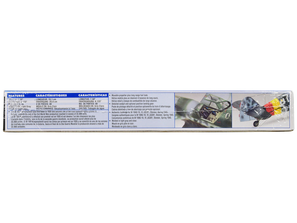 Level 4 Model Kit Messerschmitt Bf 109G-10 Fighter Aircraft "Germany's Famous World War II Fighter" 1/48 Scale Model by Revell-2