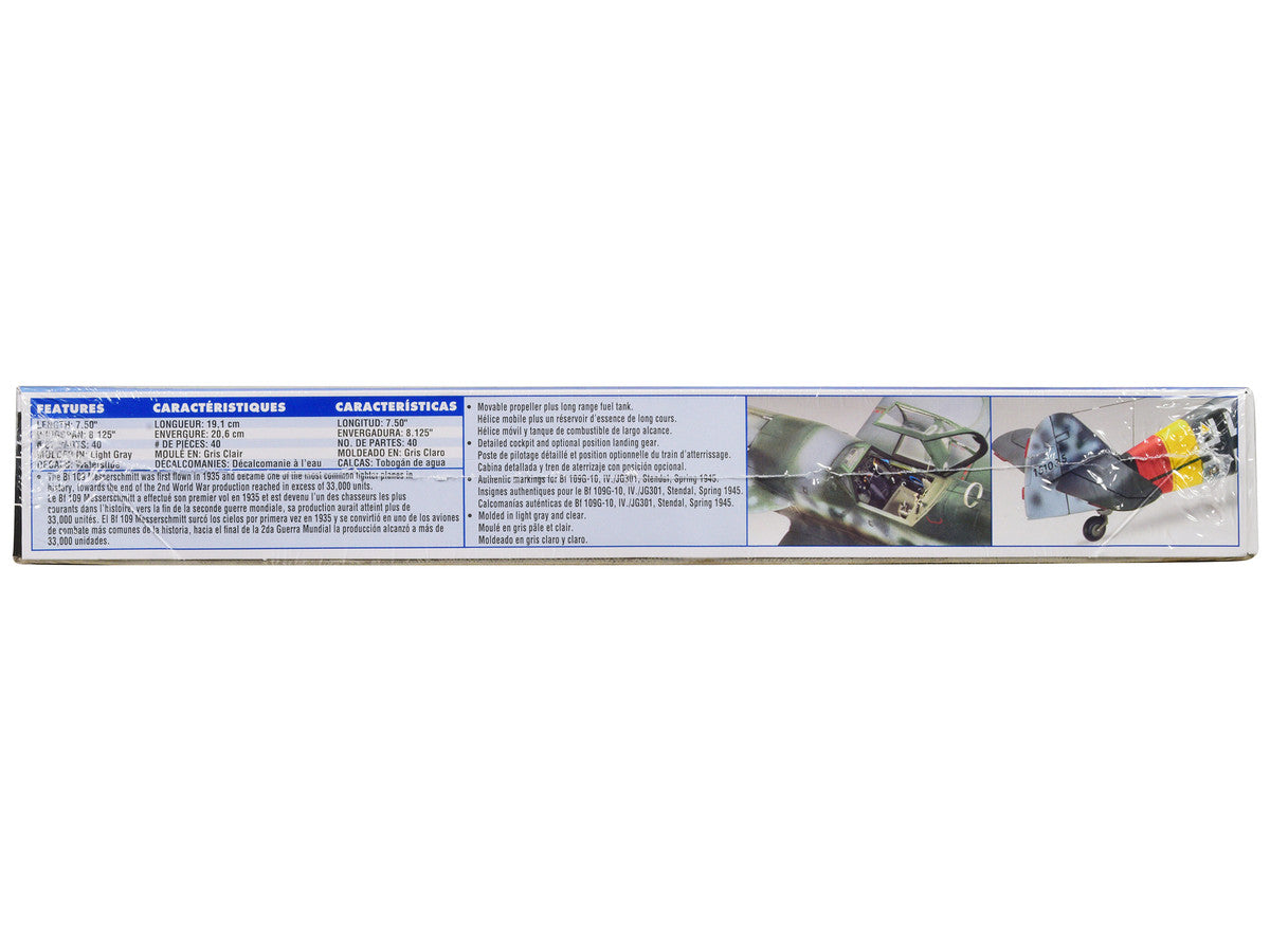 Level 4 Model Kit Messerschmitt Bf 109G-10 Fighter Aircraft "Germany's Famous World War II Fighter" 1/48 Scale Model by Revell-2