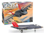 Level 4 Model Kit Lockheed Martin F-35A Lightning II Aircraft 1/72 Scale Model by Revell-3