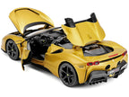 Ferrari SF90 Spider Gold Metallic "Race + Play" Series 1/18 Diecast Model Car by Bburago-2