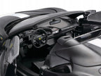 Ferrari SF90 Spider Assetto Fiorano Black Metallic with White Stripes "Signature Series" 1/18 Diecast Model Car by Bburago-1
