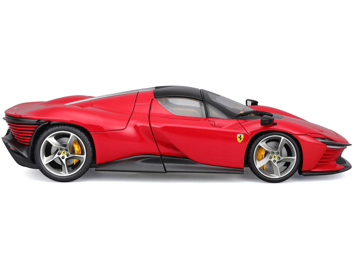 Ferrari Daytona SP3 Red with Black Top "Signature Series" 1/18 Diecast Model Car by Bburago-0
