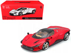 Ferrari Daytona SP3 Red with Black Top "Signature Series" 1/18 Diecast Model Car by Bburago-4