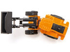 MAN Truck Blue Metallic with Low Loader Trailer and JCB 457 Wheel Loader Yellow 1/87 (HO) Diecast Model by Siku-3