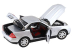 1996 Mercedes-Benz SLK Convertible Brilliant Silver Metallic 1/18 Diecast Model Car by Norev-1