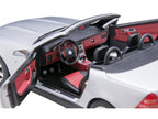 1996 Mercedes-Benz SLK Convertible Brilliant Silver Metallic 1/18 Diecast Model Car by Norev-3