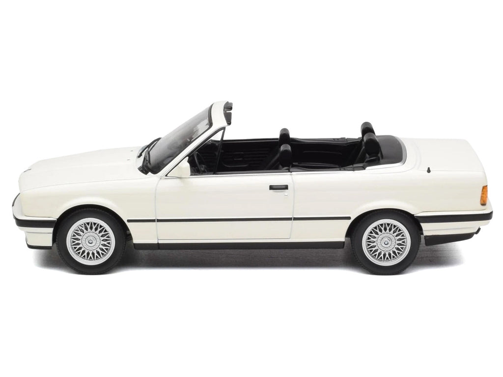 1991 BMW 325i Cabriolet Alpine White 1/18 Diecast Model Car by Norev-2