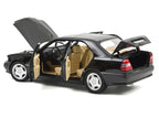 1993 Mercedes-Benz C36 AMG Black Metallic 1/18 Diecast Model Car by Norev-1