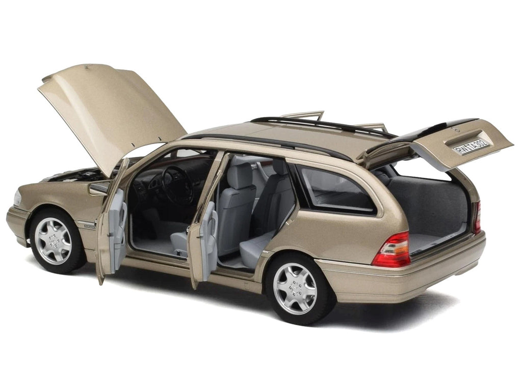 1997 Mercedes-Benz C-Class T-Model Smoke Silver Metallic 1/18 Diecast Model Car by Norev-3