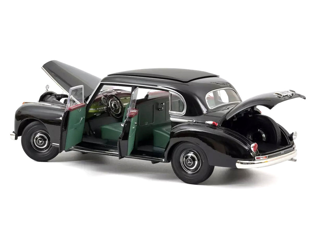 1955 Mercedes-Benz 300 Black "German Chancellor Konrad Adenauer" 1/18 Diecast Model Car by Norev-0