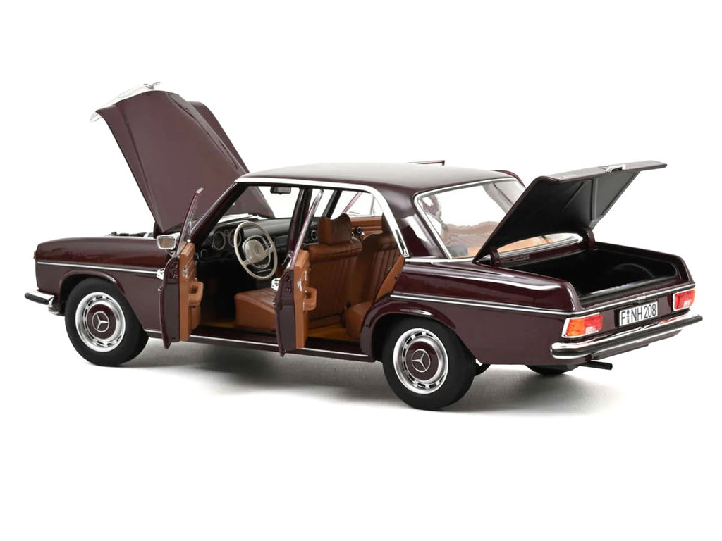 1968 Mercedes-Benz 200 Dark Red Brown 1/18 Diecast Model Car by Norev-1