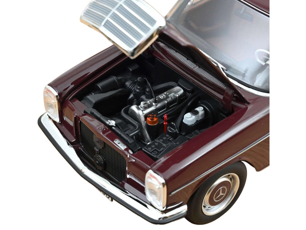 1968 Mercedes-Benz 200 Dark Red Brown 1/18 Diecast Model Car by Norev-2