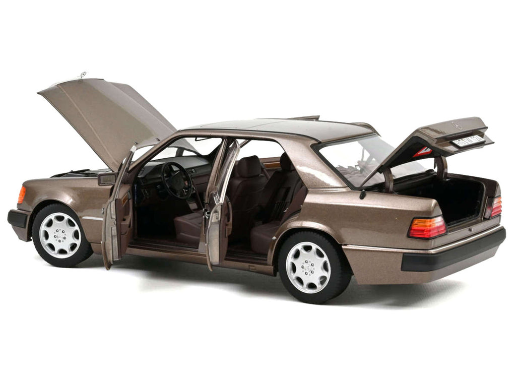 1990 Mercedes-Benz 500 E Impala Brown Metallic 1/18 Diecast Model Car by Norev-1