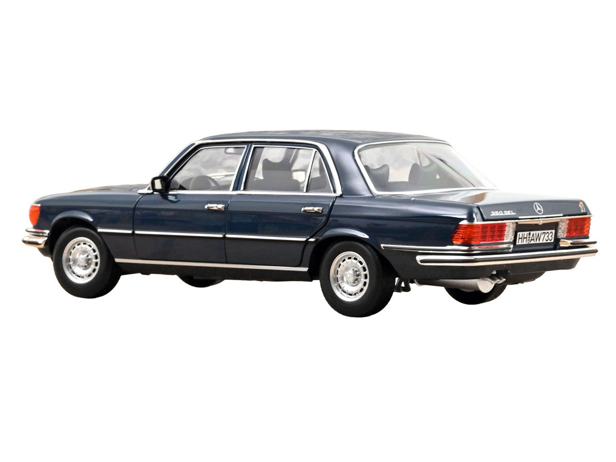 1979 Mercedes-Benz 350 SEL Hansa Blue 1/18 Diecast Model Car by Norev-0