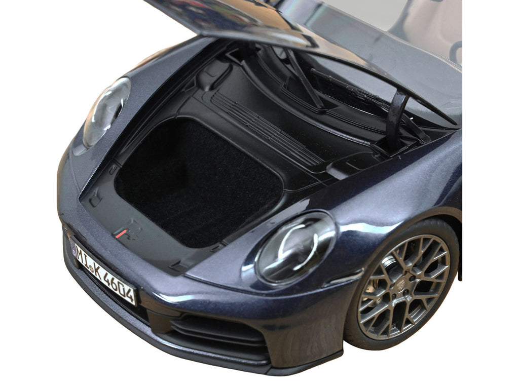 2024 Porsche 911 Carrera S Cabriolet Yachting Blue Metallic 1/18 Diecast Model Car by Norev-3